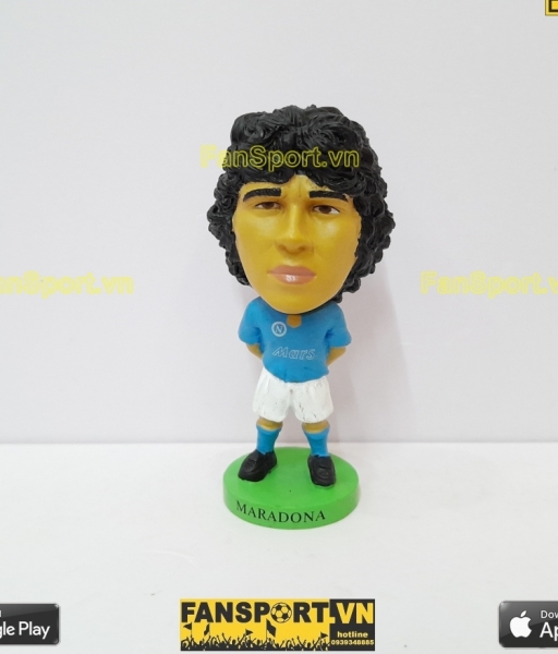 Tượng Diego Maradona 10 Napoli 1988 1989 1990 home fan favorites FF180