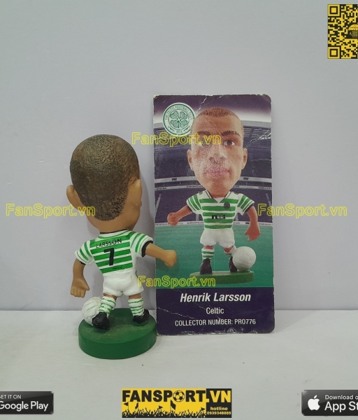 Tượng Henrik Larsson 7 Celtic 2001 2002 2003 home corinthian PRO776