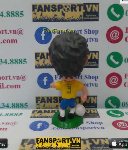 Tượng Alexandre Pato 9 Brazil 2011-2012 home yellow kodoto