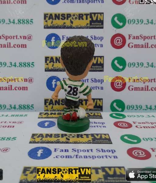 Tượng Ronaldo 28 Sporting Lisbon 2002-2003 home repaint corinthian