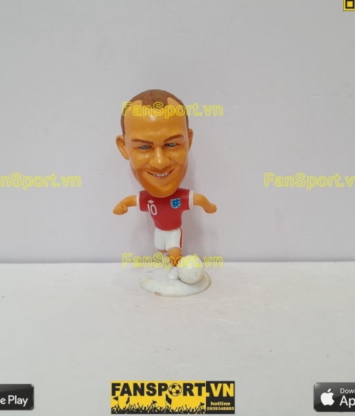Tượng Wayne Rooney 10 England 2010 2011 2012 away red kodoto