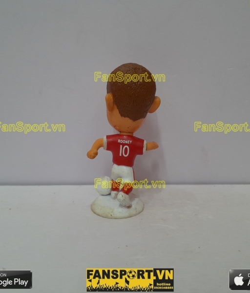 Tượng Wayne Rooney 10 England 2010 2011 2012 away red kodoto