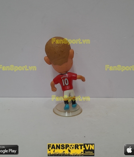 Tượng Wayne Rooney 10 Manchester United 2012-2013 home red kodoto ball