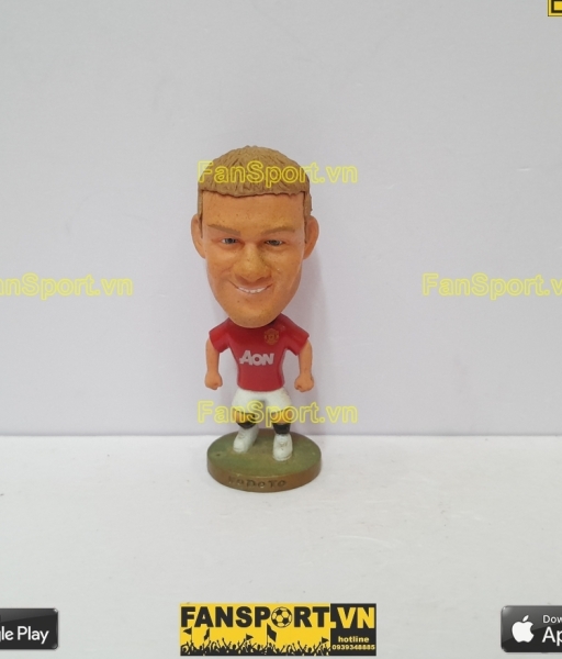 Tượng Wayne Rooney 10 Manchester United 2013-2014 home red kodoto