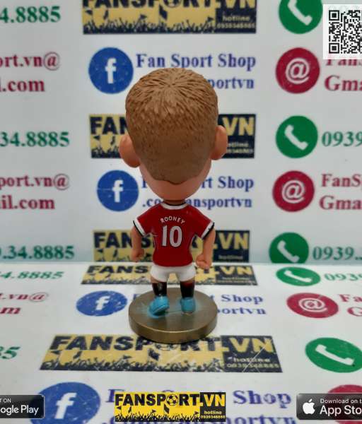 Tượng Wayne Rooney 10 Manchester United 2014-2015 home kodoto soccerwe