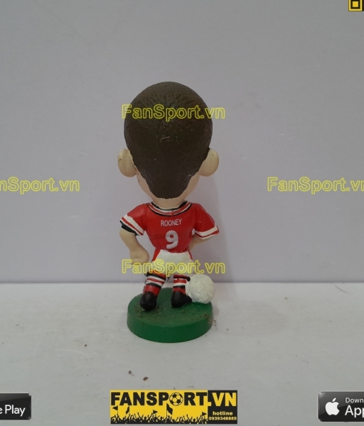 Tượng Wayne Rooney 9 England 2002 2003 2004 away red corinthian PRO869