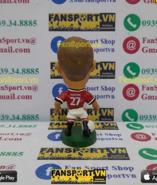 Tượng Silvestre 27 Manchester United 2000-2002 home PRO306 corinthian