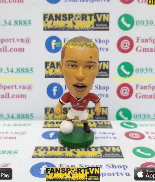 Tượng Silvestre 27 Manchester United 2000-2002 home PRO306 corinthian