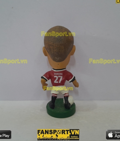 Tượng Silvestre 27 Manchester United 2000-2002 home PRO306 corinthian