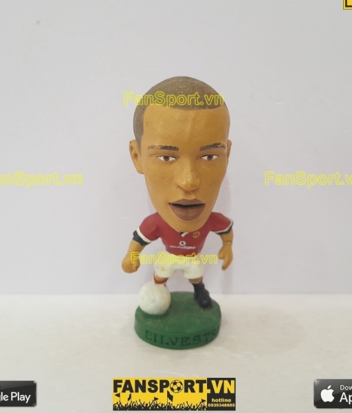 Tượng Silvestre 27 Manchester United 2000-2002 home PRO306 corinthian