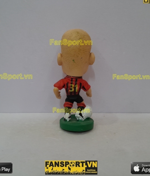 Tượng Jaap Stam 31 AC Milan 2004 2005 2006 home red corinthian PRO1138