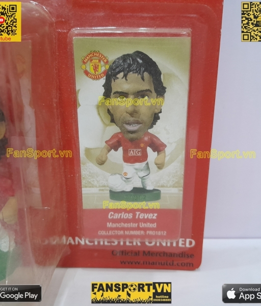 Tượng Tevez Manchester United 2007 2008 2009 home corinthian PRO1812