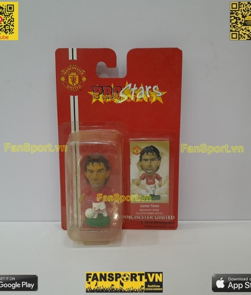 Tượng Tevez Manchester United 2007 2008 2009 home corinthian PRO1812