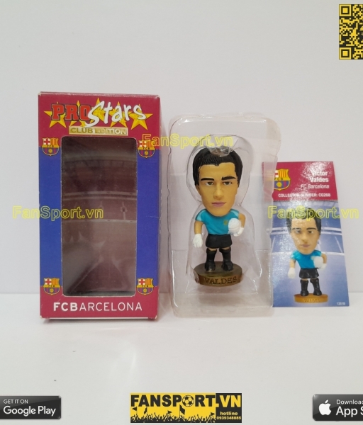 Tượng Victor Valdes 1 Barcelona 2007-2008 away corinthian CG268 gk