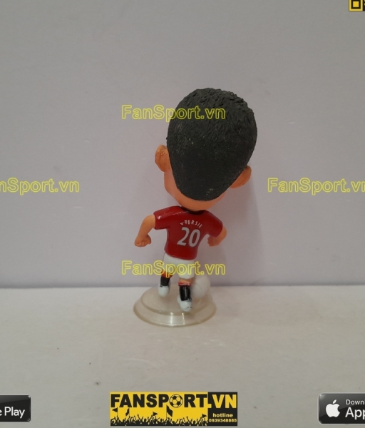 Tượng Van Persie 20 Manchester United 2012-2013 home red kodoto ball