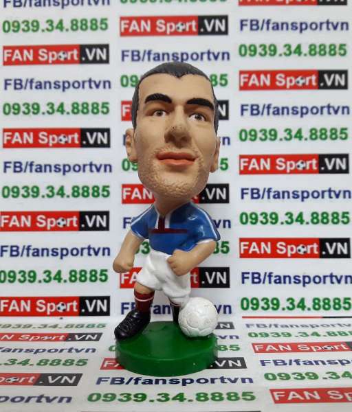 Tượng Zinedine Zidane France 2000-2002 home pocket sport