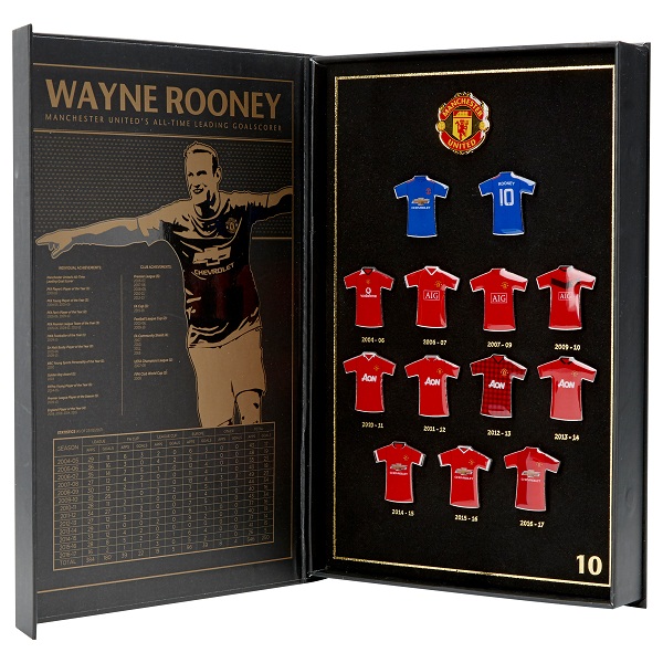 Badge Wayne Rooney All Time Leading Goalscorer 250 goals ManUtd box