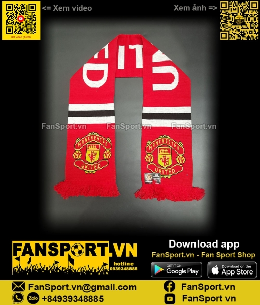 Khăn choàng cổ Community Shield 2016 Manchester United vs Leicester