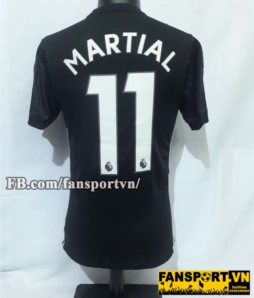 Áo đấu Martial #11 Manchester United 2017-2018 home shirt jersey black