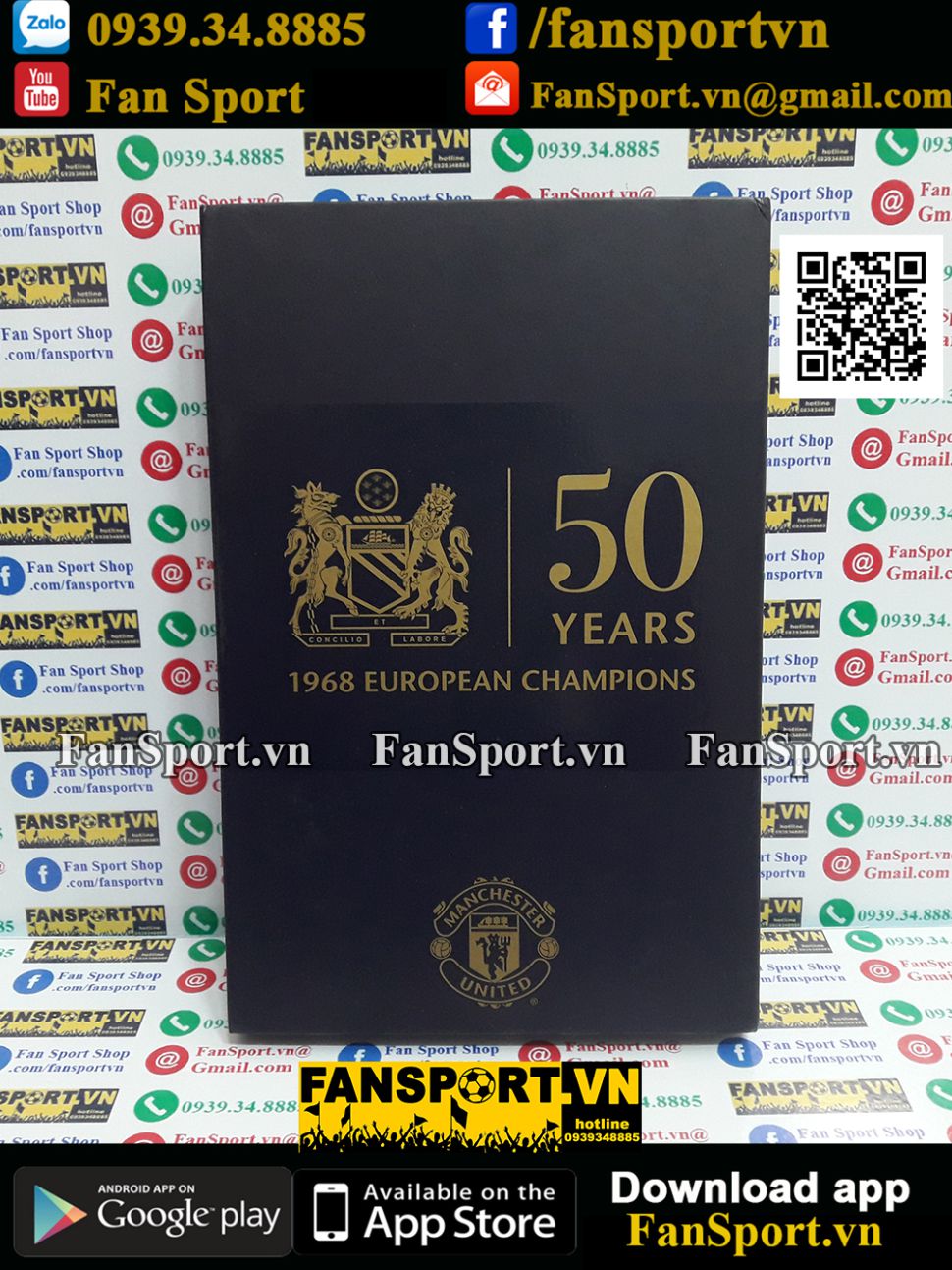 Badge 50 Years 1968 European Champions Manchester United box set 0796