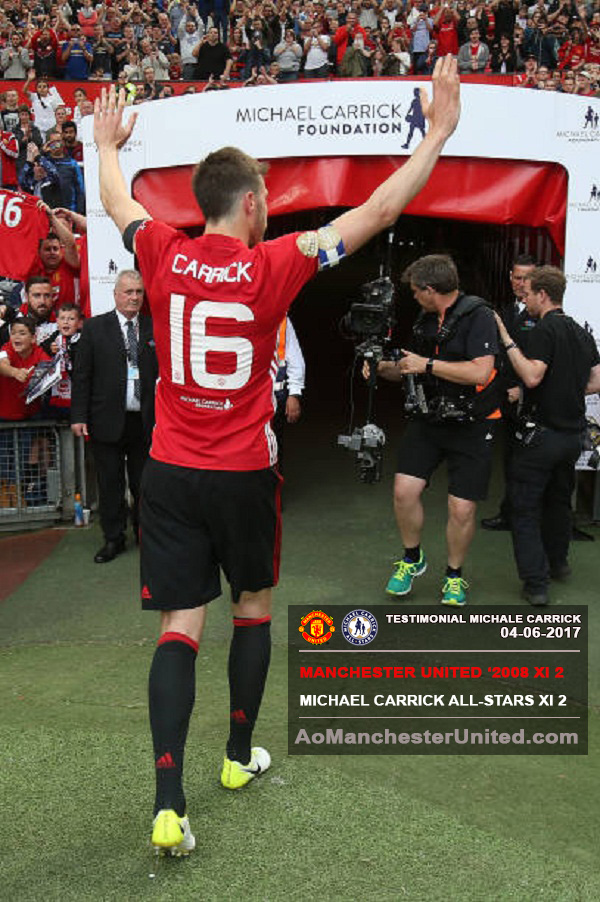 Áo đấu Michael Carrick #16 Manchester United 2016-2017 testimonial