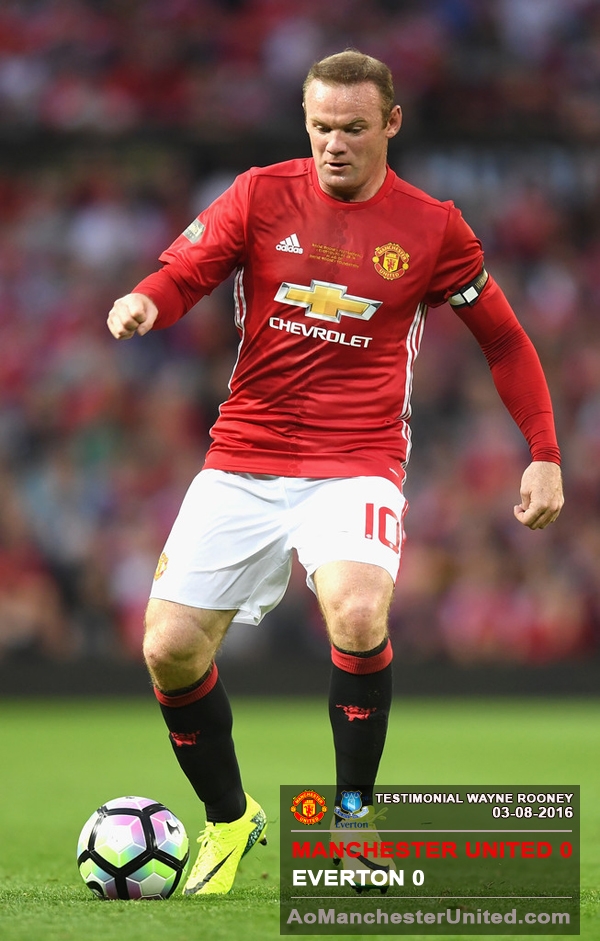 Áo đấu Wayne Rooney #10 Manchester United 2016-2017 testimonial shirt