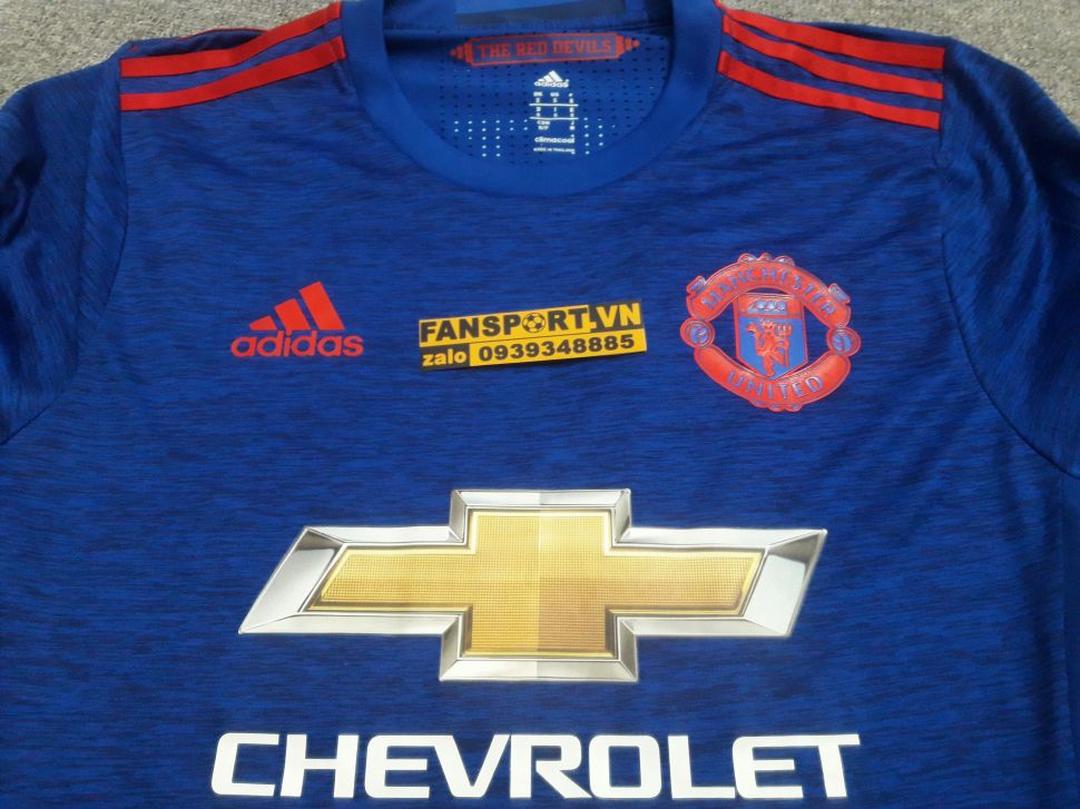 Áo đấu Martial #11 Manchester United 2016-2017 away shirt jersey blue