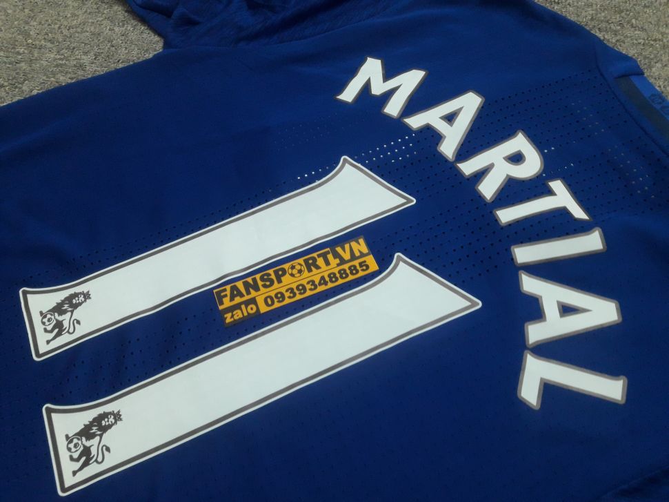 Áo đấu Martial #11 Manchester United 2016-2017 away shirt jersey blue