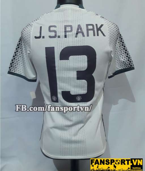 Áo đấu Park Ji Sung #13 Manchester United 2016-2017 third white shirt