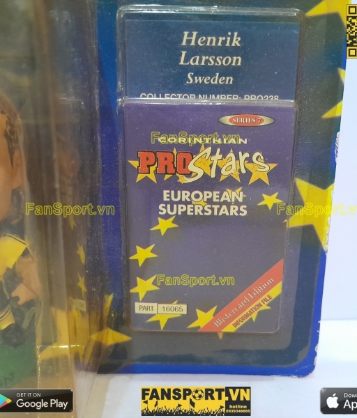 Tượng Henrik Larsson Sweden 1998-1999 home corinthian PRO238 blister