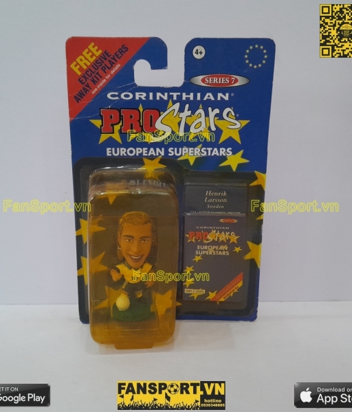 Tượng Henrik Larsson Sweden 1998-1999 home corinthian PRO238 blister