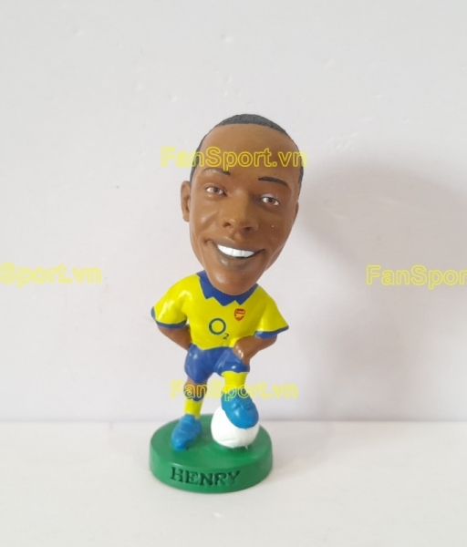 Tượng Thierry Henry 14 Arsenal 2003-2004 away yellow corinthian PRO999