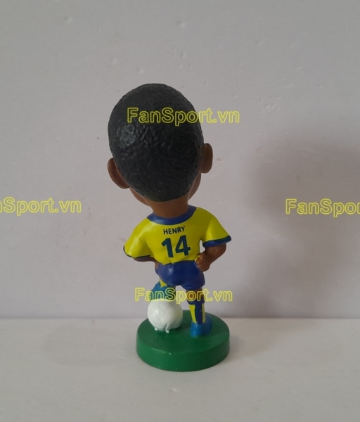 Tượng Thierry Henry 14 Arsenal 2003-2004 away yellow corinthian PRO999