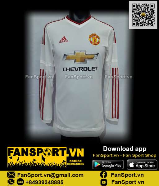 Áo Manchester United 2015-2016 away shirt jersey AI7516 long adizero