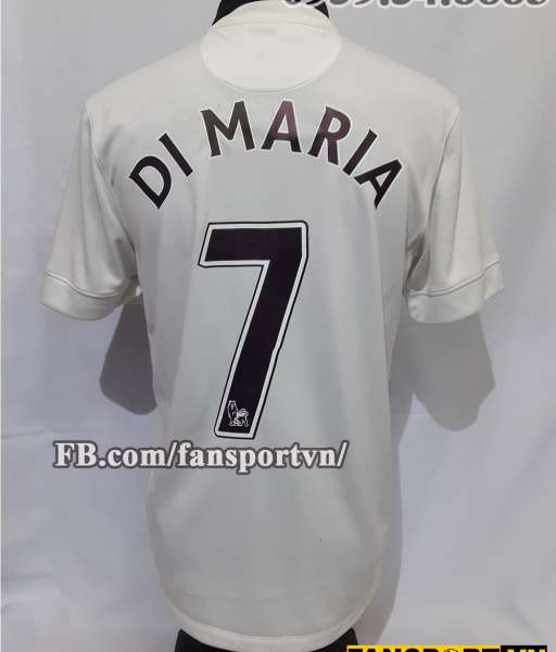 Áo đấu Di Maria #7 Manchester United 2014-2015 away shirt jersey white