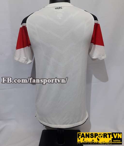 Áo đấu Manchester United 2010-2011-2012 away third shirt jersey white