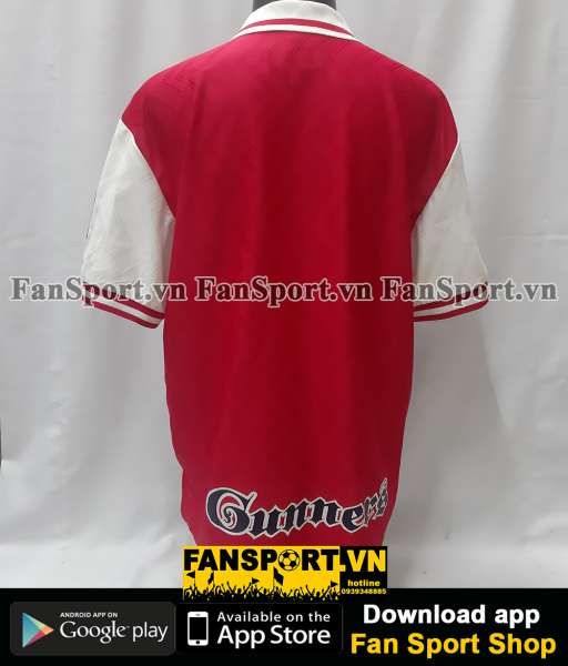 Áo đấu Arsenal FA Cup Final 1998 home shirt jersey 1996 1997 red XL