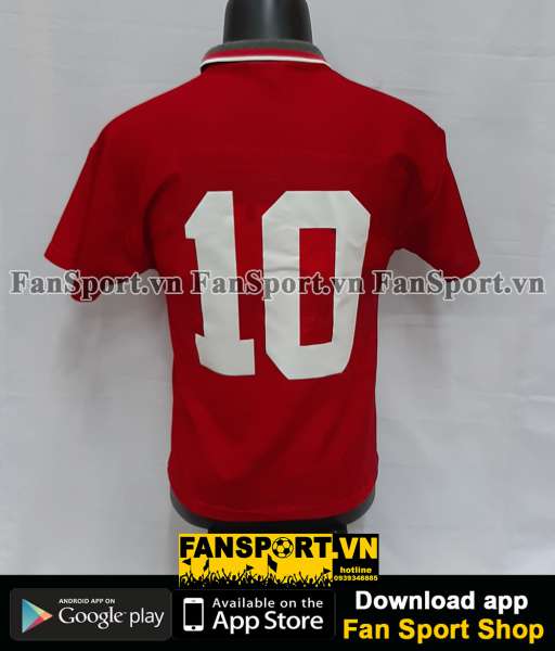 Áo đấu Beckham #10 Manchester United 1994-1995-1996 home shirt red