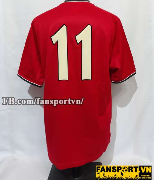 Áo đấu #11 Manchester United Testimonial Ryan Giggs 2001 home shirt