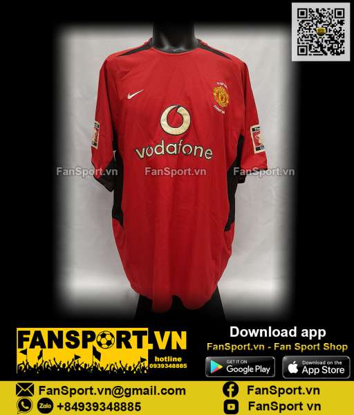 Áo Giggs Manchester United FA Cup final 2004 home shirt jersey 184947
