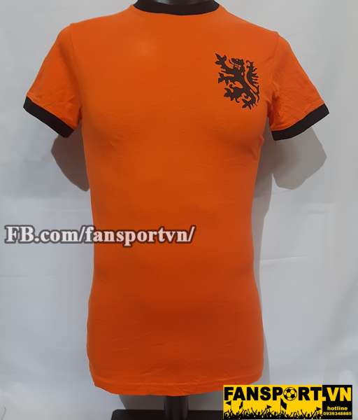 Áo đấu Netherlands 1977-1978 home shirt jersey orange Holland