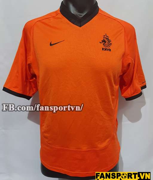 Áo đấu Netherlands 2000 2001 2002 home shirt jersey orange Holland