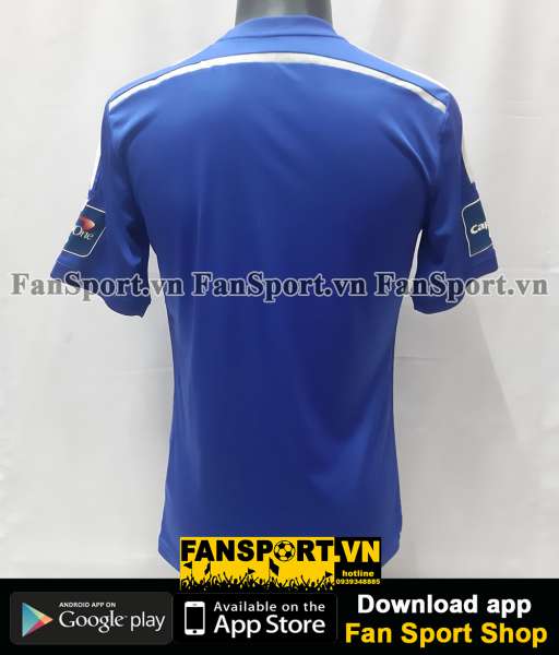Áo đấu Chelsea League Cup Final 2015 home shirt jersey blue 2014