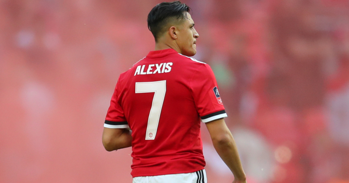 Áo adizero Alexis Sanchez #7 Manchester United 2017-2018 home shirt