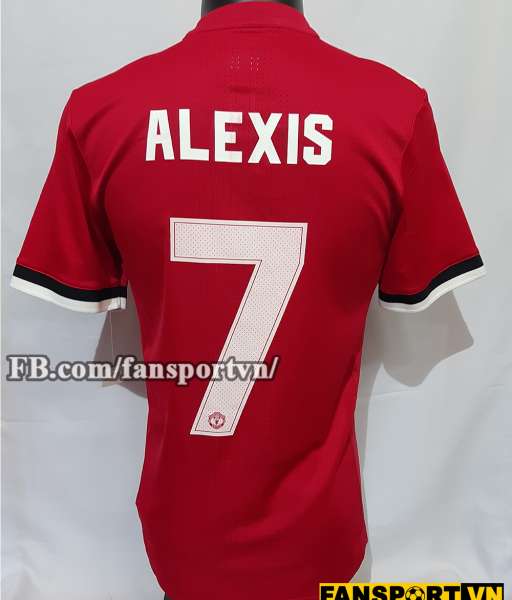 Áo adizero Alexis Sanchez #7 Manchester United 2017-2018 home shirt 
