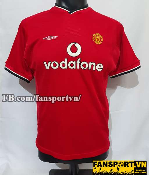 Áo đấu Manchester United 2000-2001-2002 home shirt jersey red