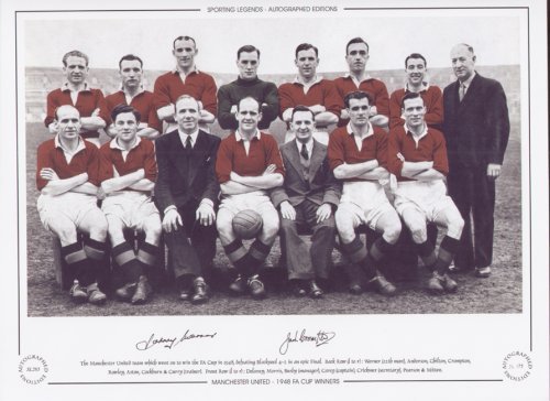 Áo đấu Manchester United 1946-1956 home shirt jersey red
