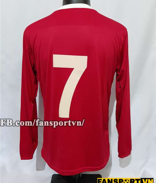 Áo đấu #7 Manchester United 1956-1961 home shirt jersey red 2008