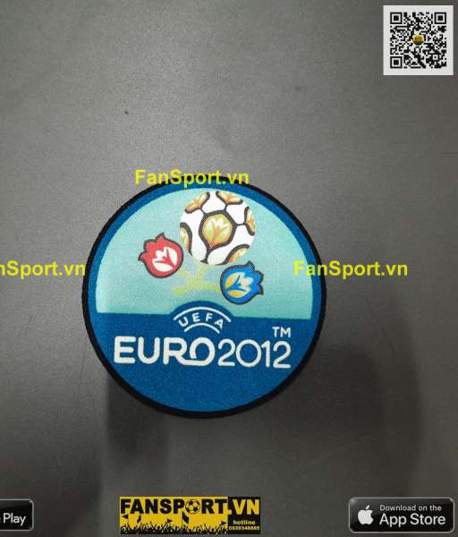 Patch UEFA EURO 2012 Poland Ukraine Spain badge