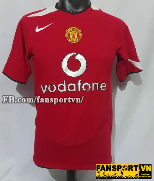 Áo đấu Manchester United 2004-2005-2006 home shirt jersey red